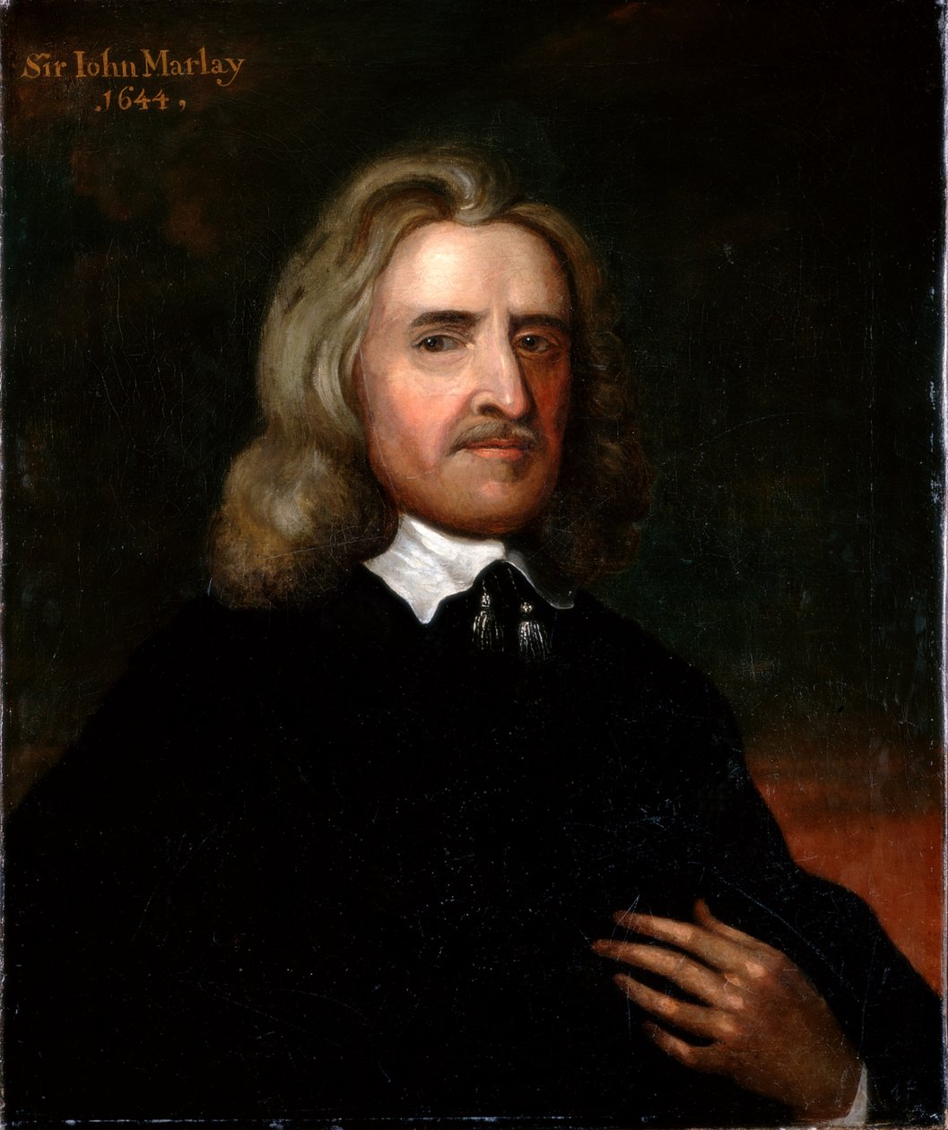 Portret Sir Johna Marlaya, 1644 autorstwa English School