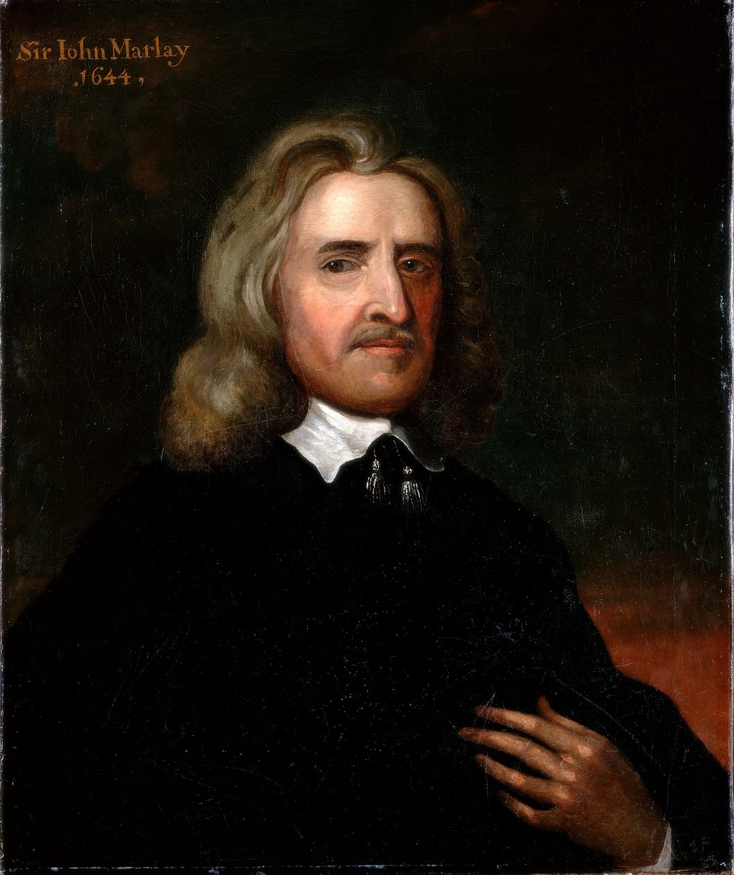 Portret Sir Johna Marlaya, 1644 autorstwa English School