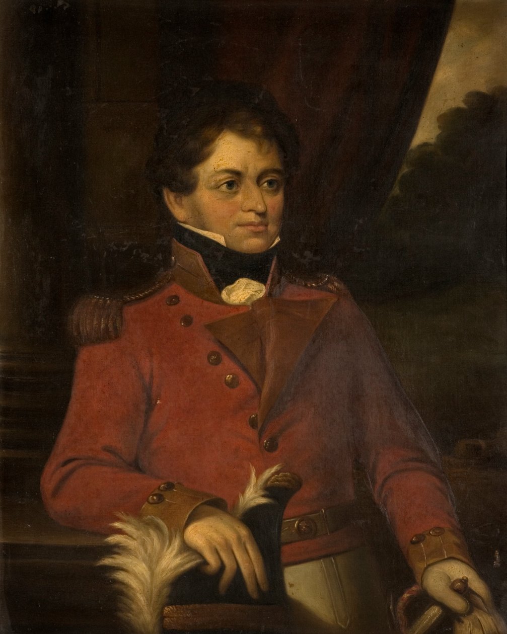 Portret sir Roberta Shafto Hawksa autorstwa English School