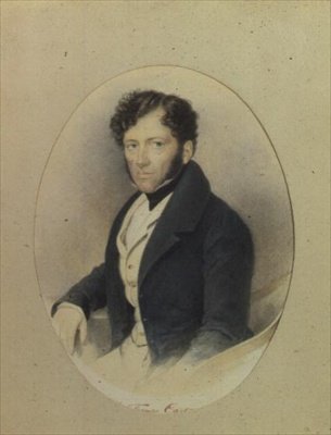 Portret sir Thomasa Cartwrighta (akwarela na papierze) autorstwa English School