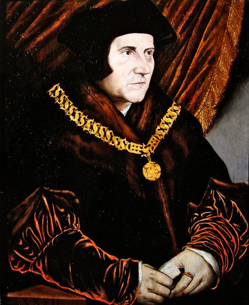 Portret Sir Thomas More (olej na desce dębowej) autorstwa English School