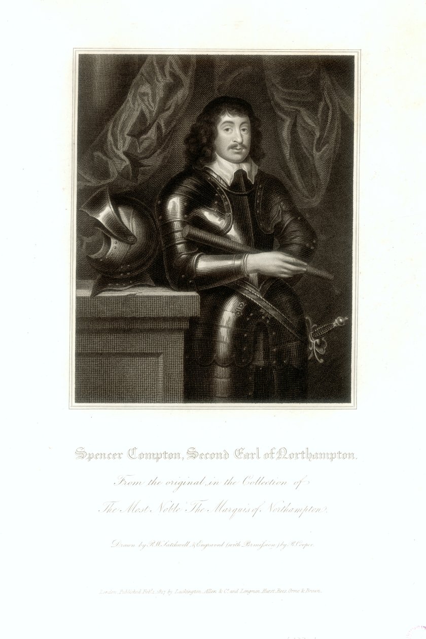 Portret Spencera Comptona, 2. hrabiego Northampton autorstwa English School
