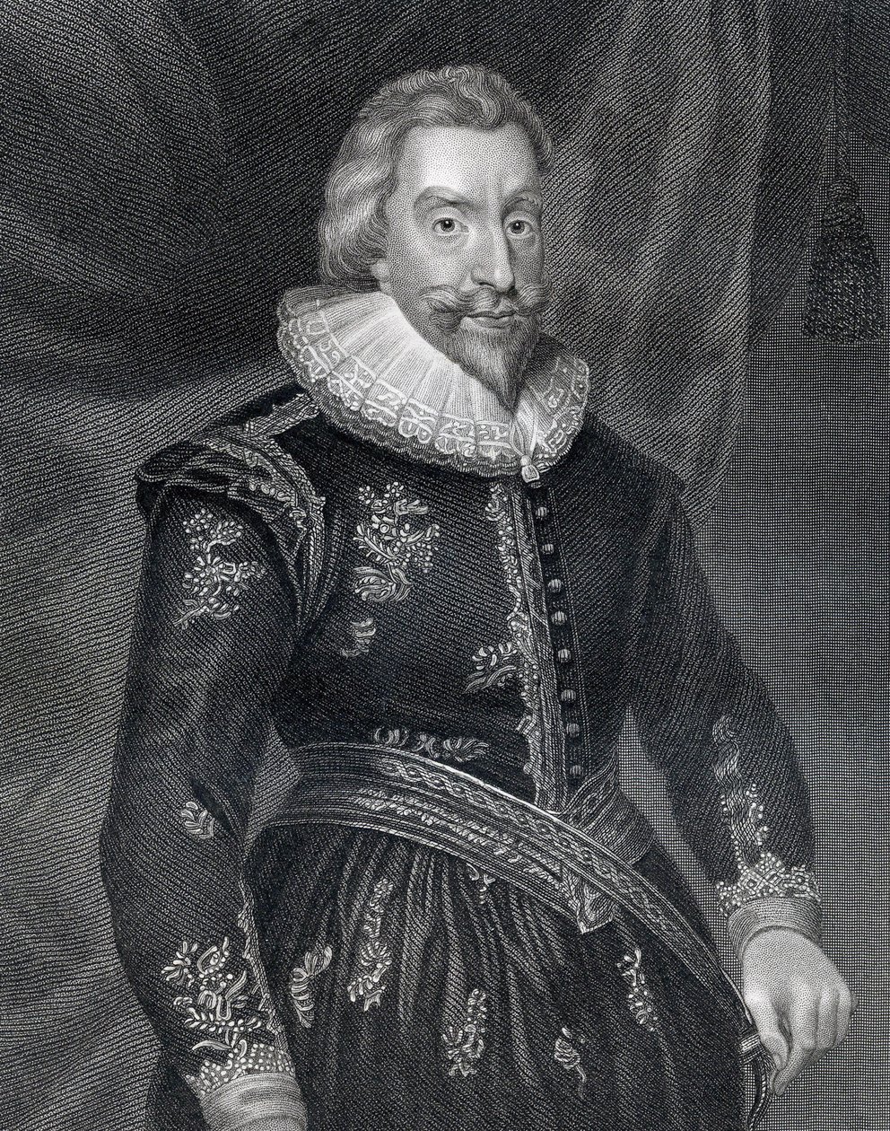 Portret Waltera Astona (1584-1639) autorstwa English School
