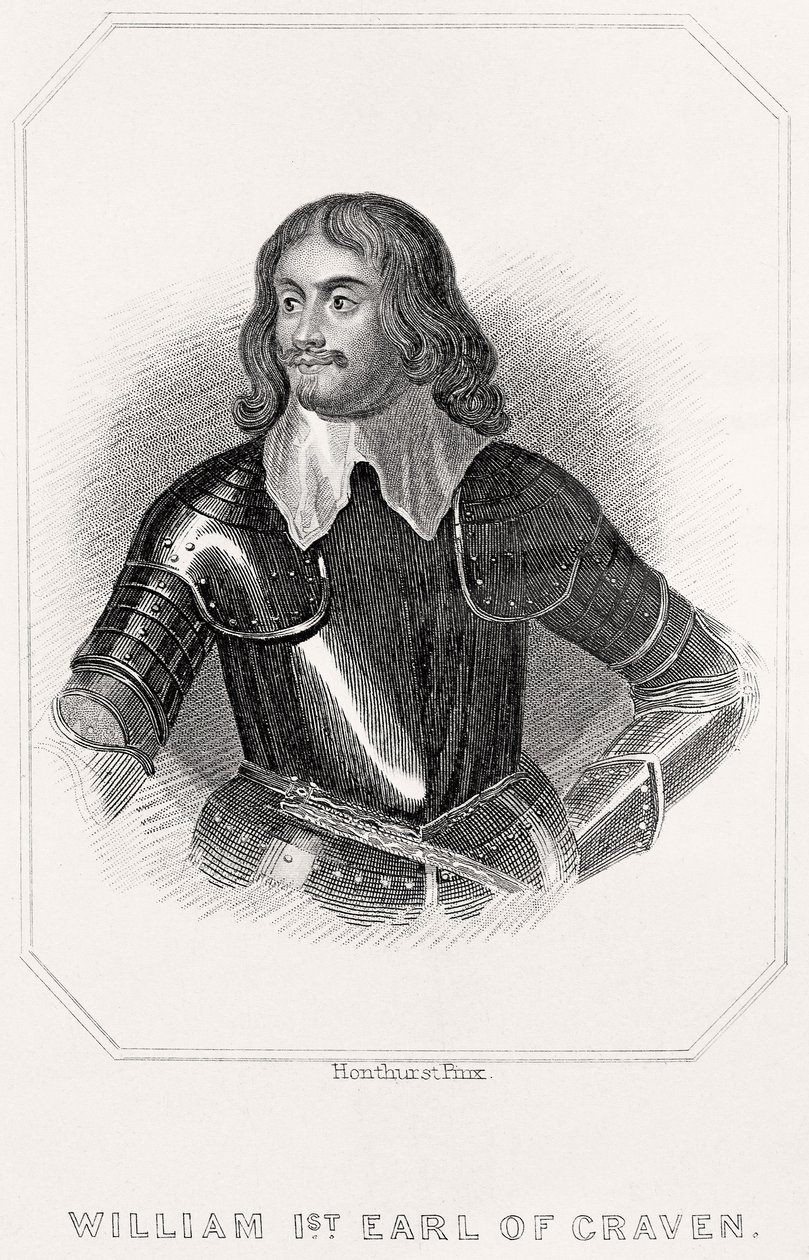 Portret Williama, 1. hrabiego Craven, 1835 autorstwa English School