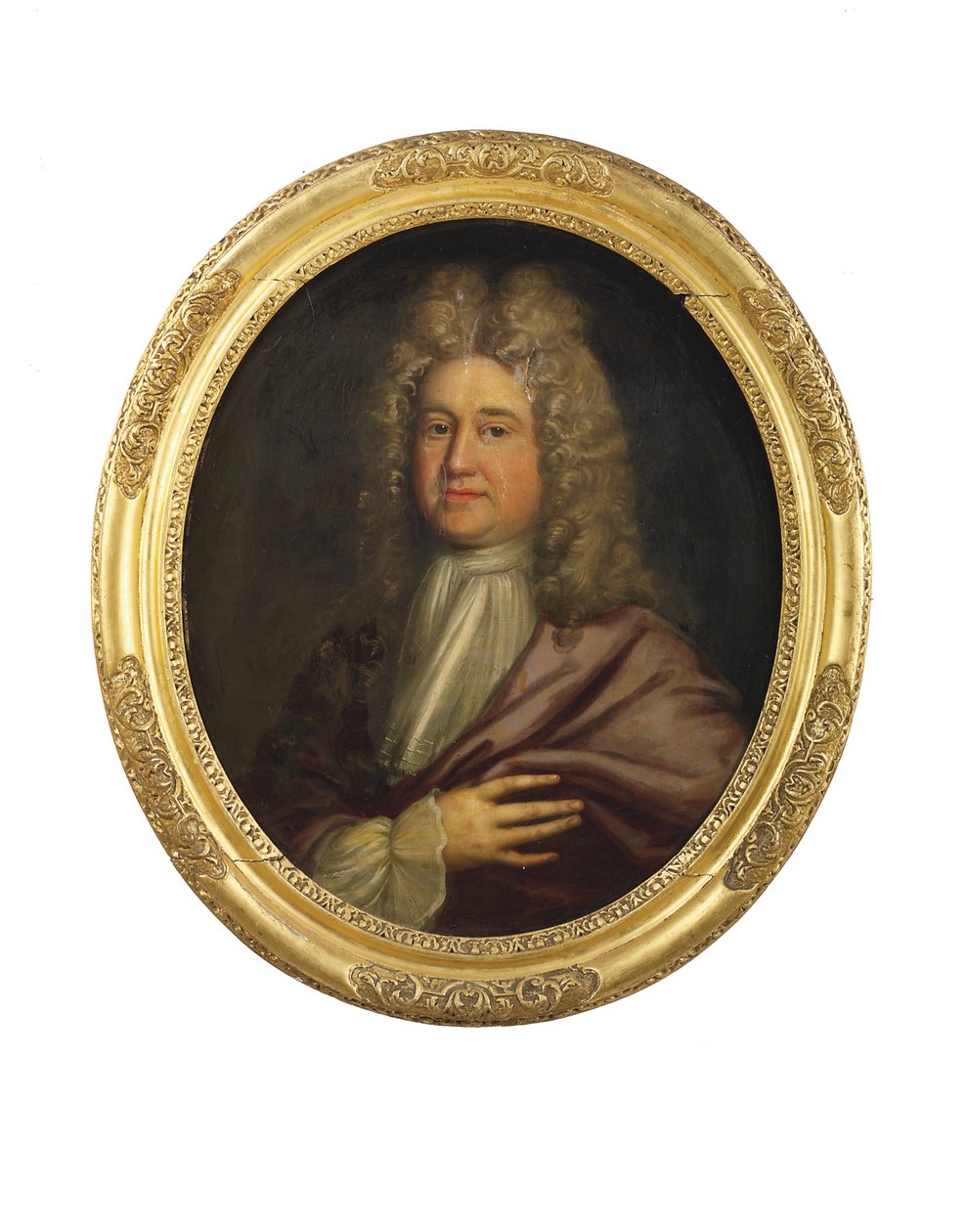 Portret Williama Cooksona, początek XVIII wieku (olej na płótnie) autorstwa English School