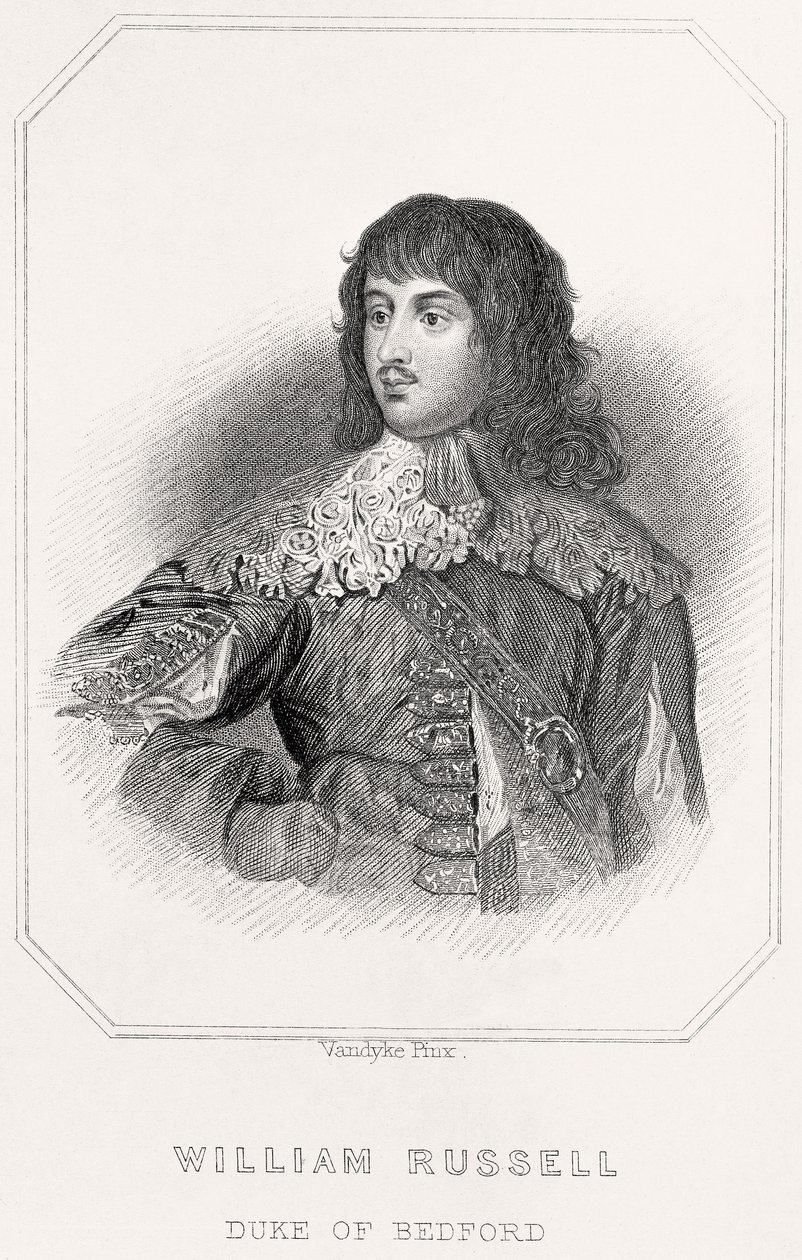 Portret Williama Russella, księcia Bedford, 1835 autorstwa English School