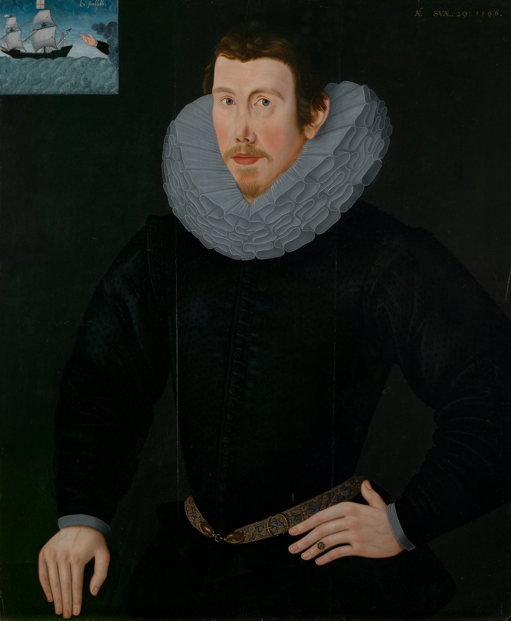 Portret dżentelmena autorstwa English School