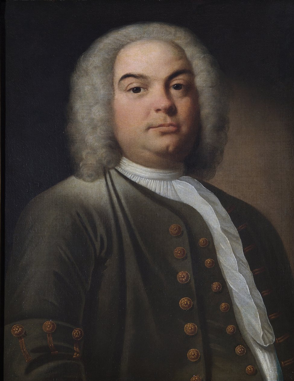 Portret dżentelmena, zwanego George Frederick Handel autorstwa English School
