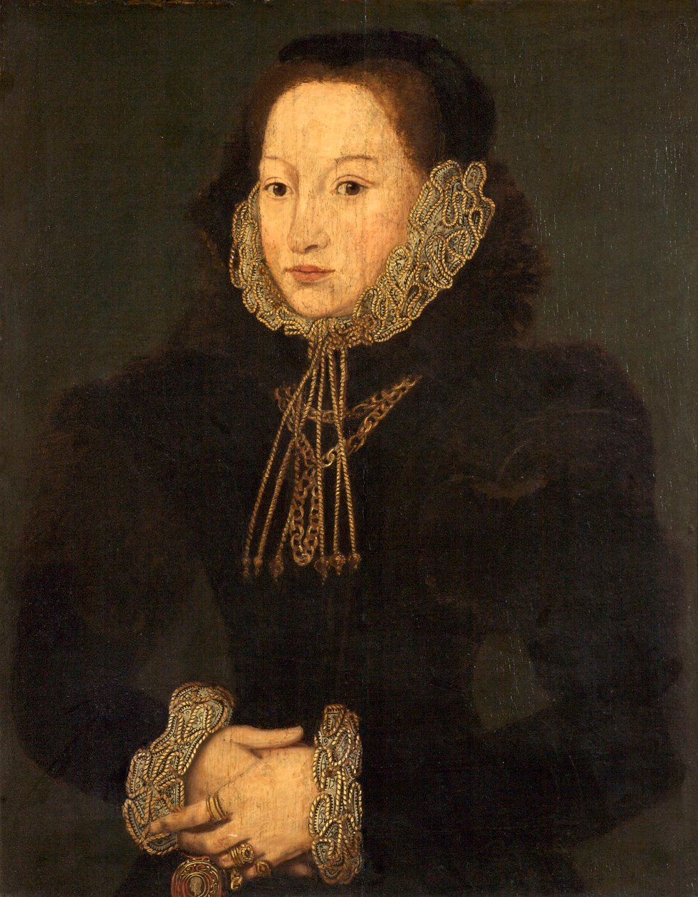 Portret nieznanej damy, ok. 1550 autorstwa English School