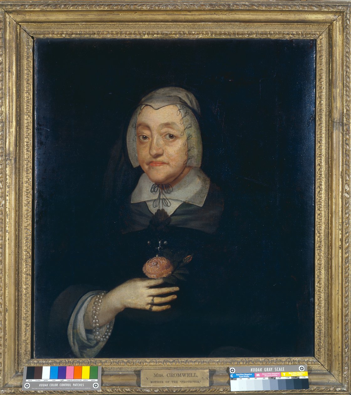 Portret nieznanej kobiety, ok. 1640-50 (olej na płótnie) autorstwa English School