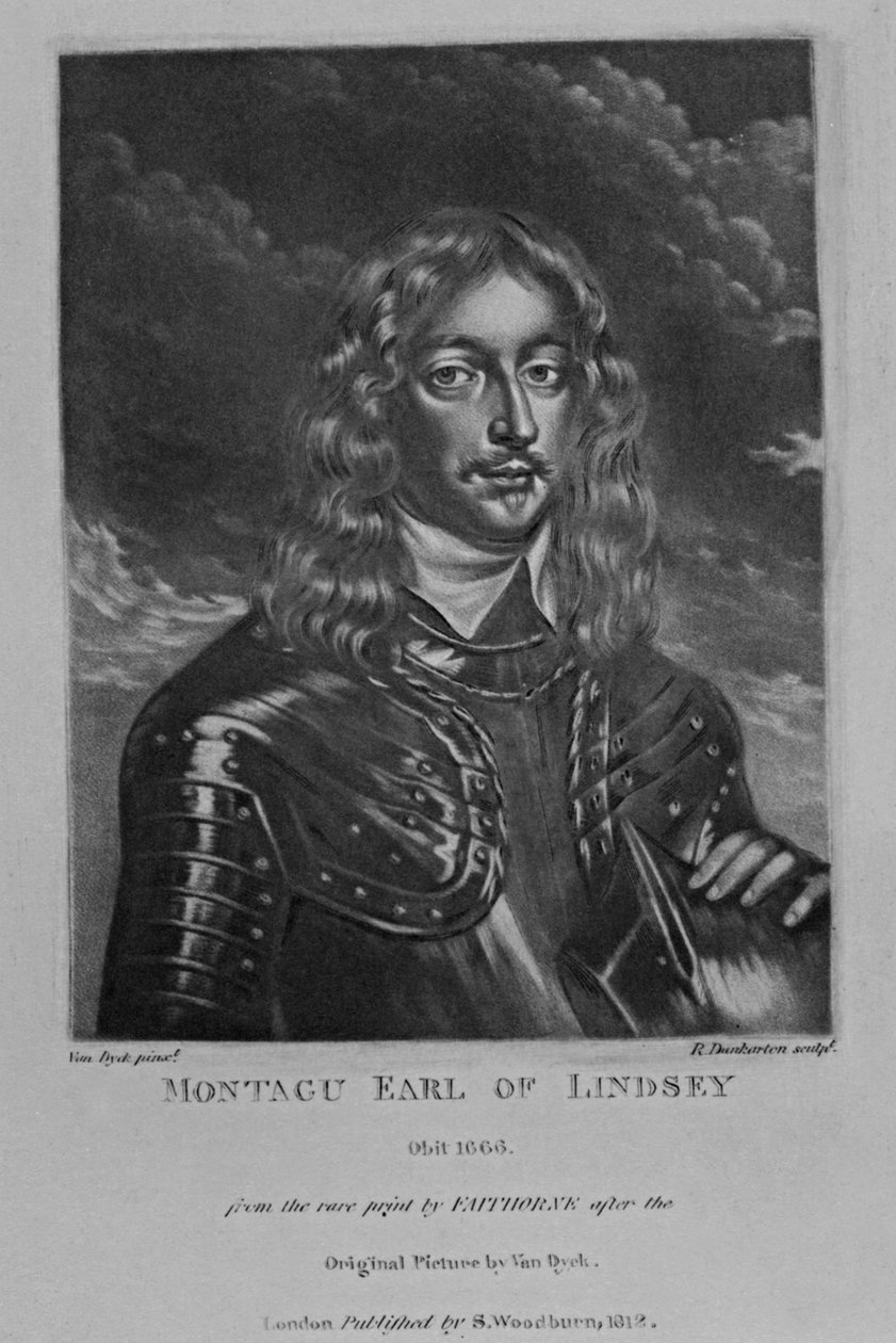 Portret 2. hrabiego Lindsay, z „Characters Illustrious in British History”, Richarda Earloma i Charlesa Turnera, 1815 autorstwa English School