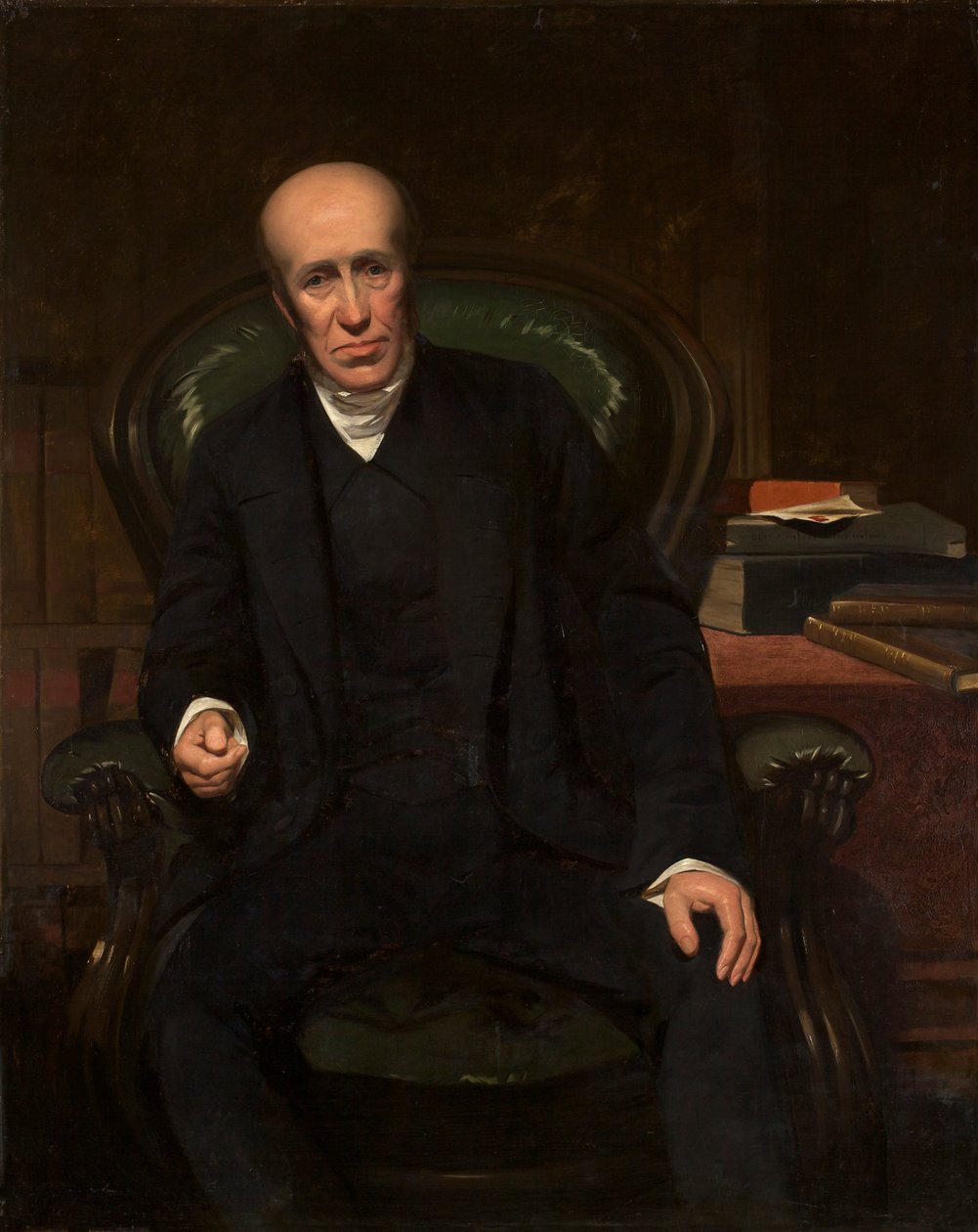 Portret wielebnego Johna Claya autorstwa English School