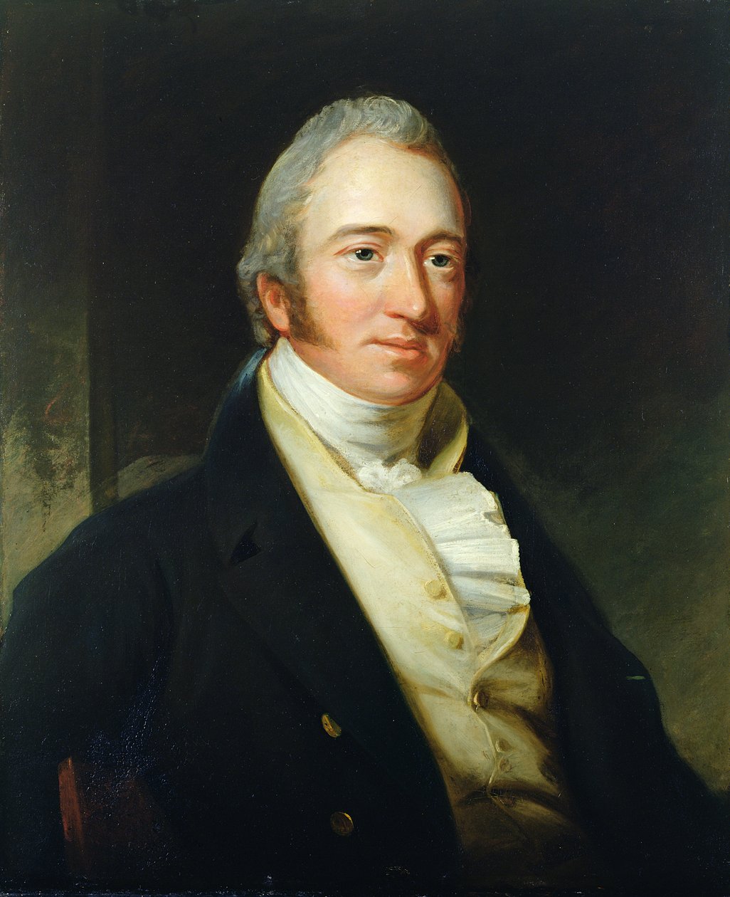 Portret Rt. Kochanie. Srebrny Oliver (zm.1799) (olej na płótnie) autorstwa English School