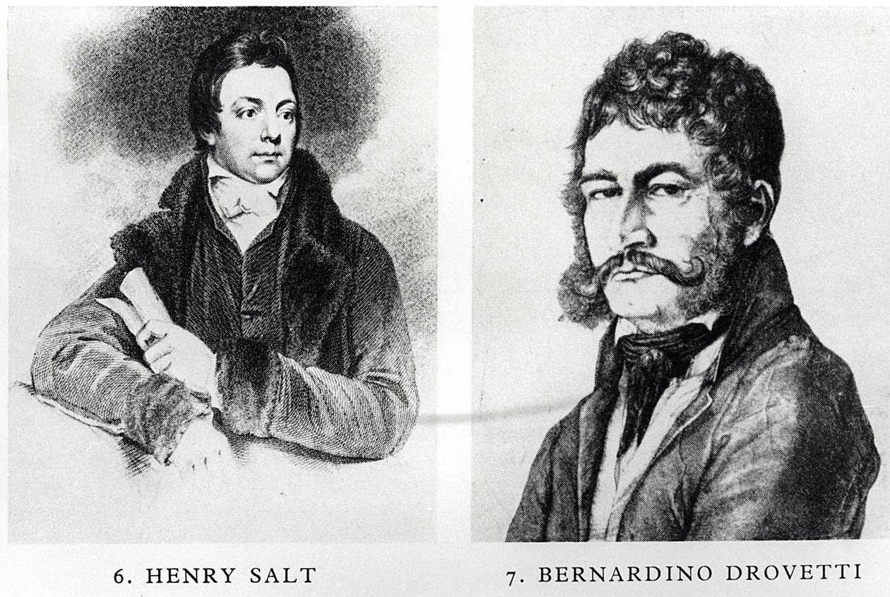Portrety Henryka Salta (1780-1827) i Bernardino Drovettiego (1776-1852) autorstwa English School