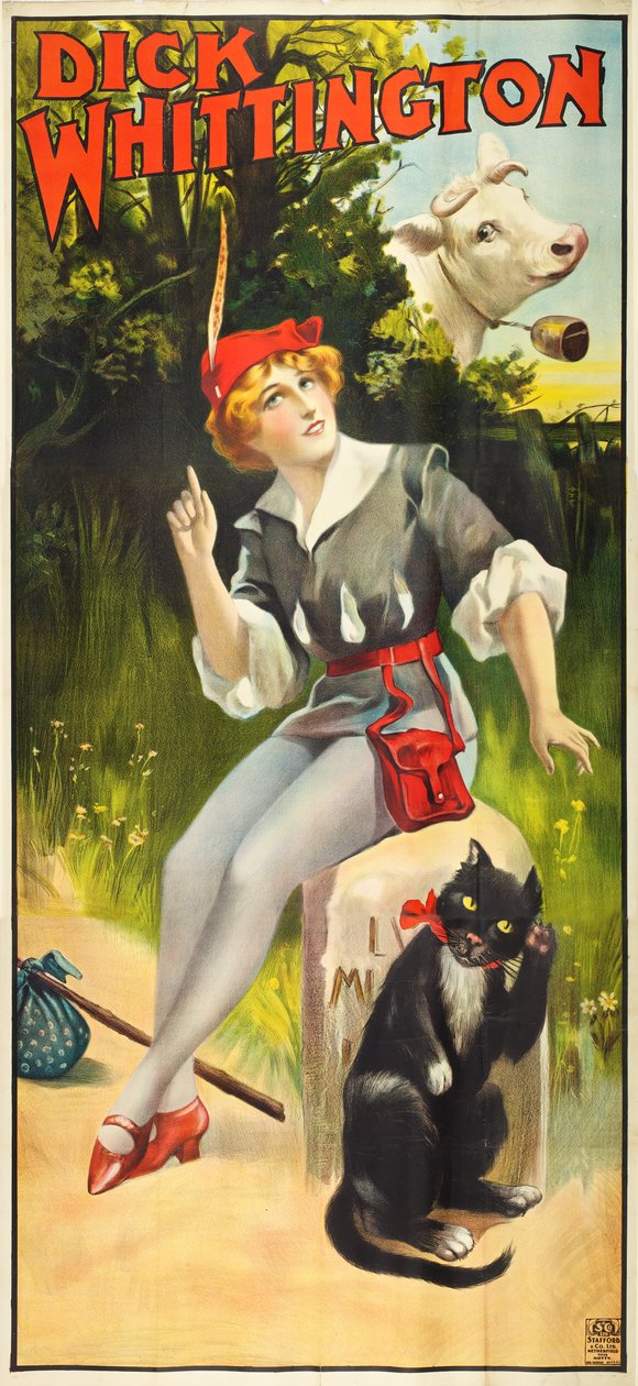 Plakat filmu "Dick Wittington autorstwa English School