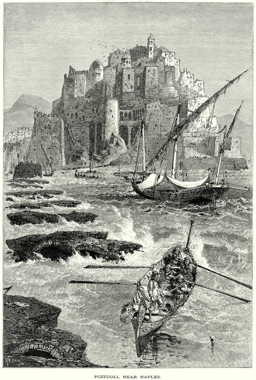 Pozzuoli, niedaleko Neapolu (rycina) autorstwa English School