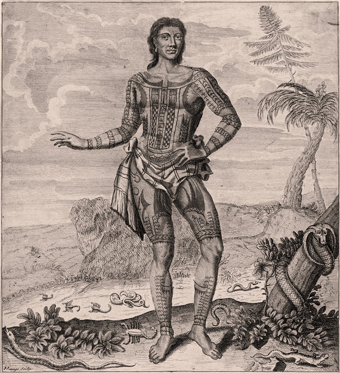 Książę Giolo z Filipin, 1691 autorstwa English School