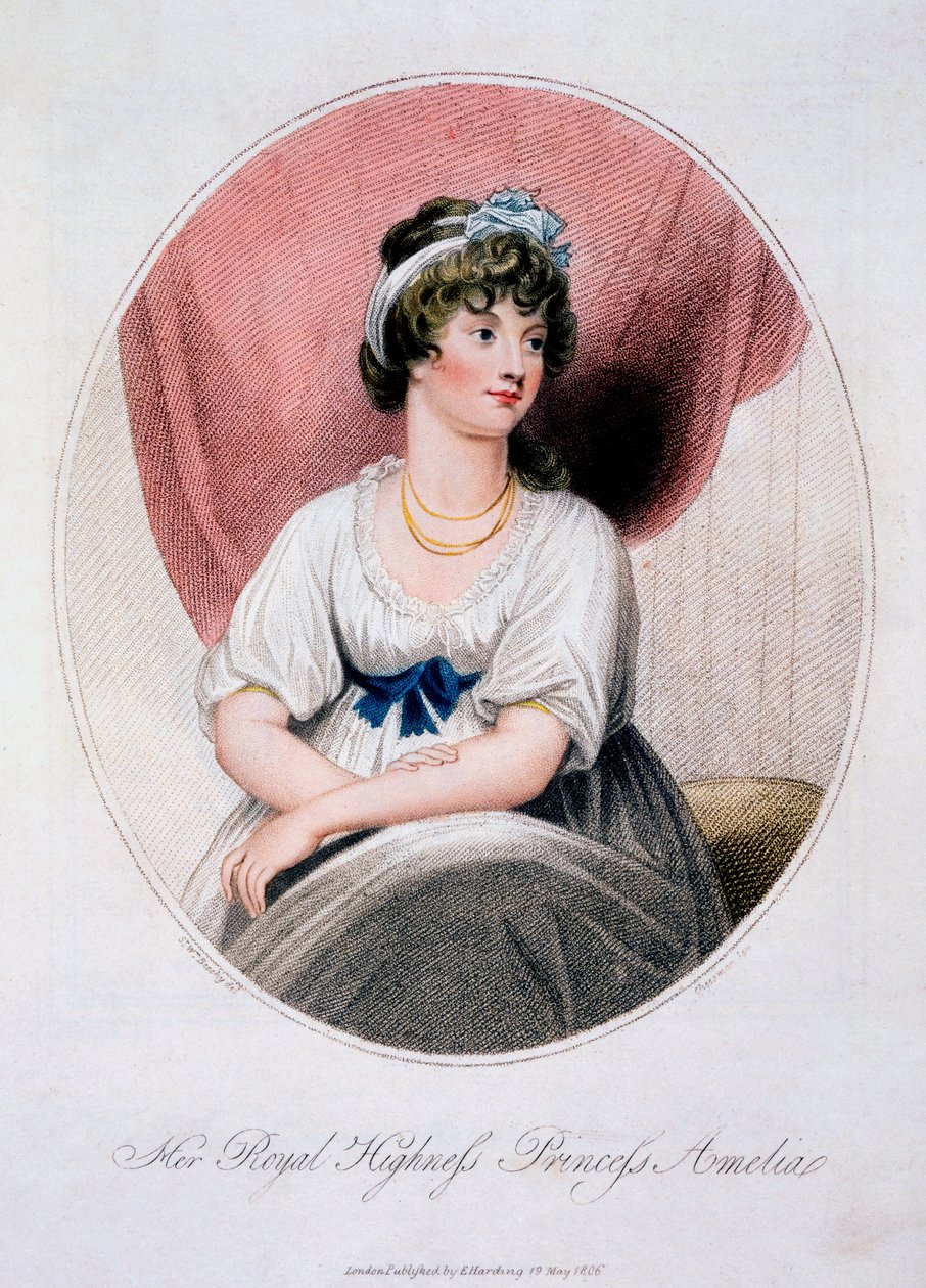 Księżniczka Amelia, 1806 autorstwa English School