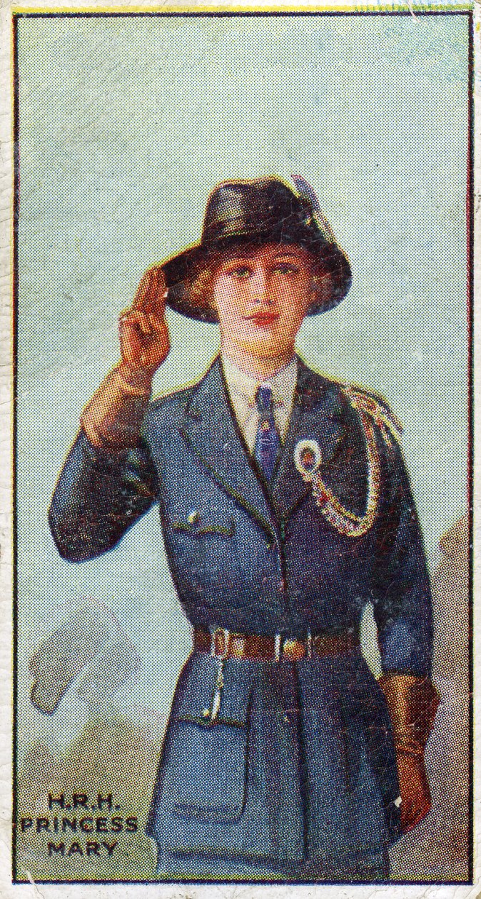 Księżniczka Mary, przewodnicząca Girl Guides, 1923 autorstwa English School