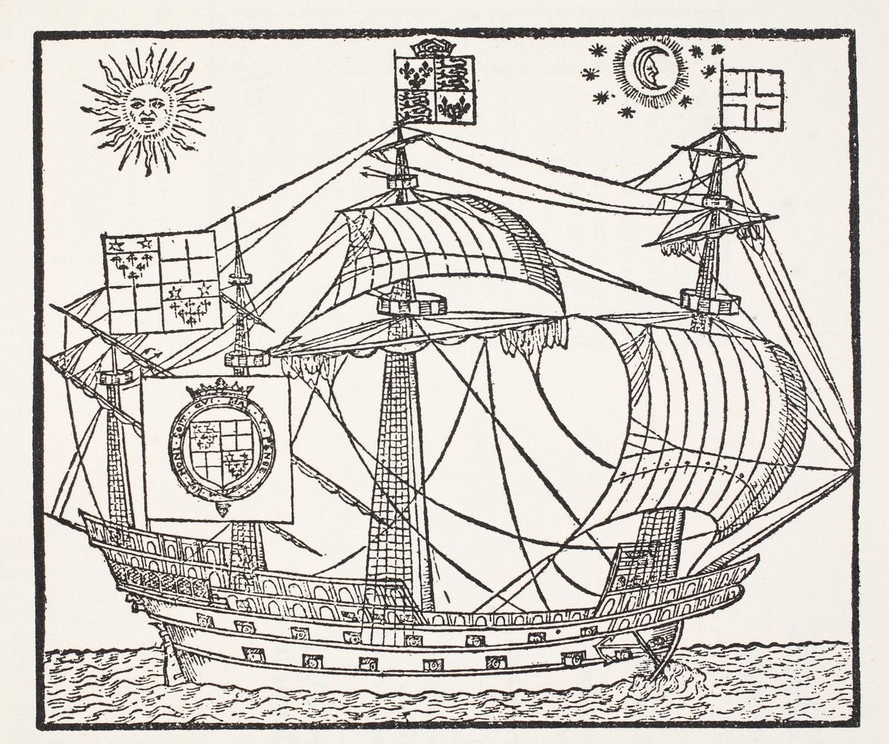 Prognostyka wieczna, L. & T. Digges, wyd. T. Marshe, Londyn, 1576 autorstwa English School
