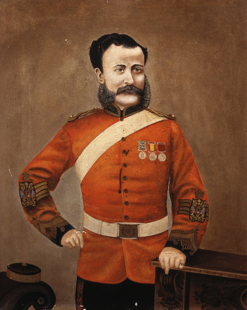 Sierżant kwaterunkowy H. Crisp, Dywizja Milicji Portsmouth, Royal Engineers, 1894 autorstwa English School