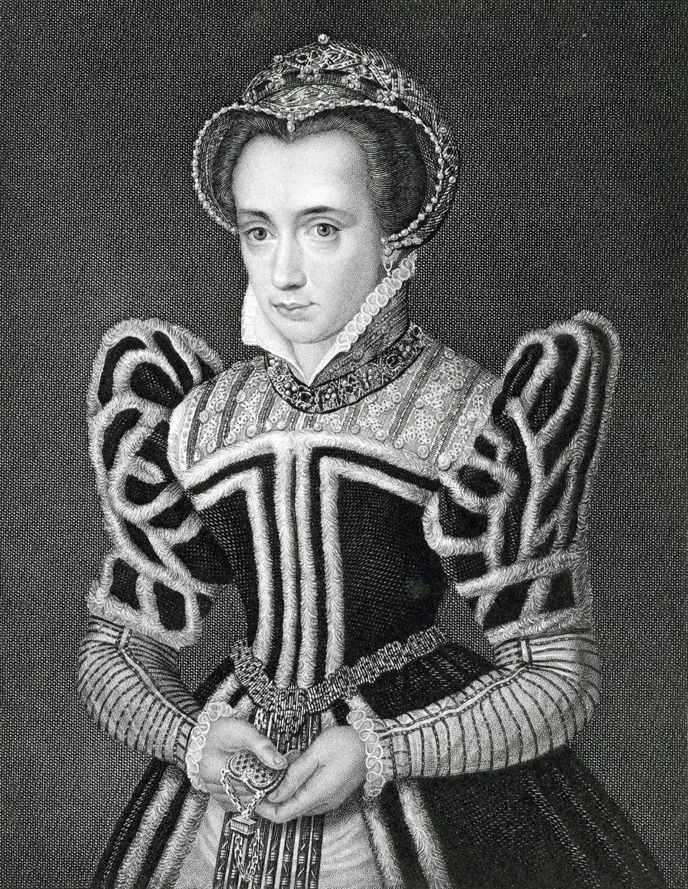 Queen Mary (grawerunek) autorstwa English School