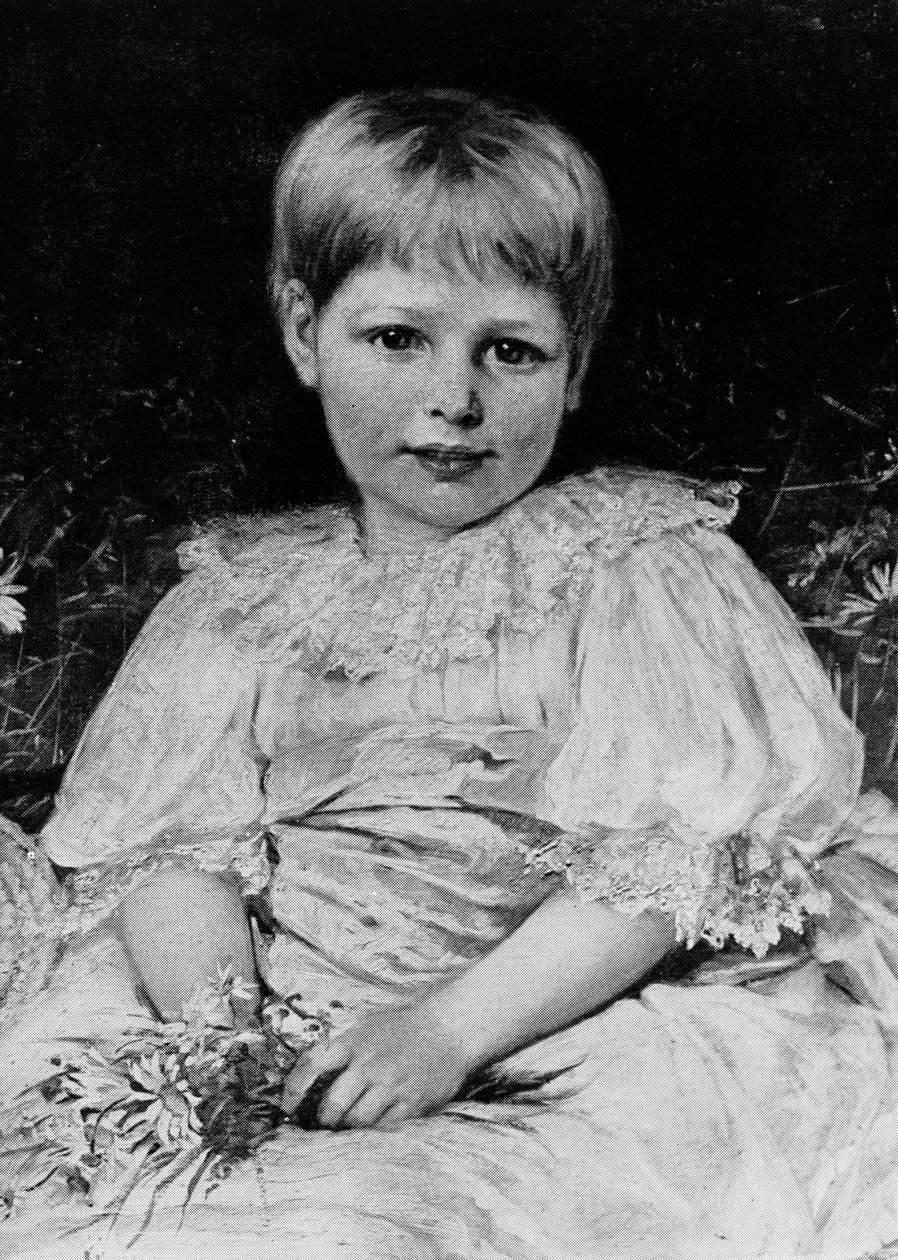 Radclyffe Hall (1896-1943) w wieku 5 autorstwa English School