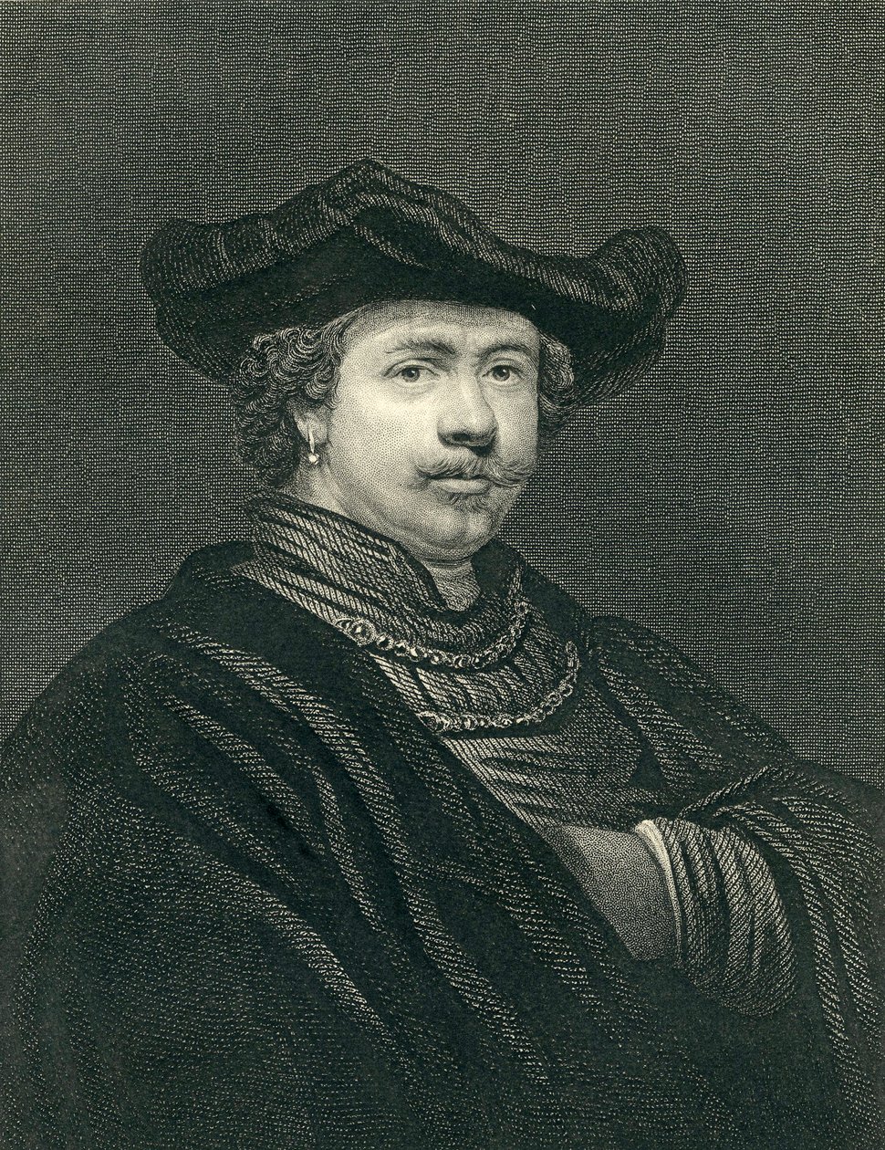 Rembrandt Harmens van Rijn (1606-69) autorstwa English School