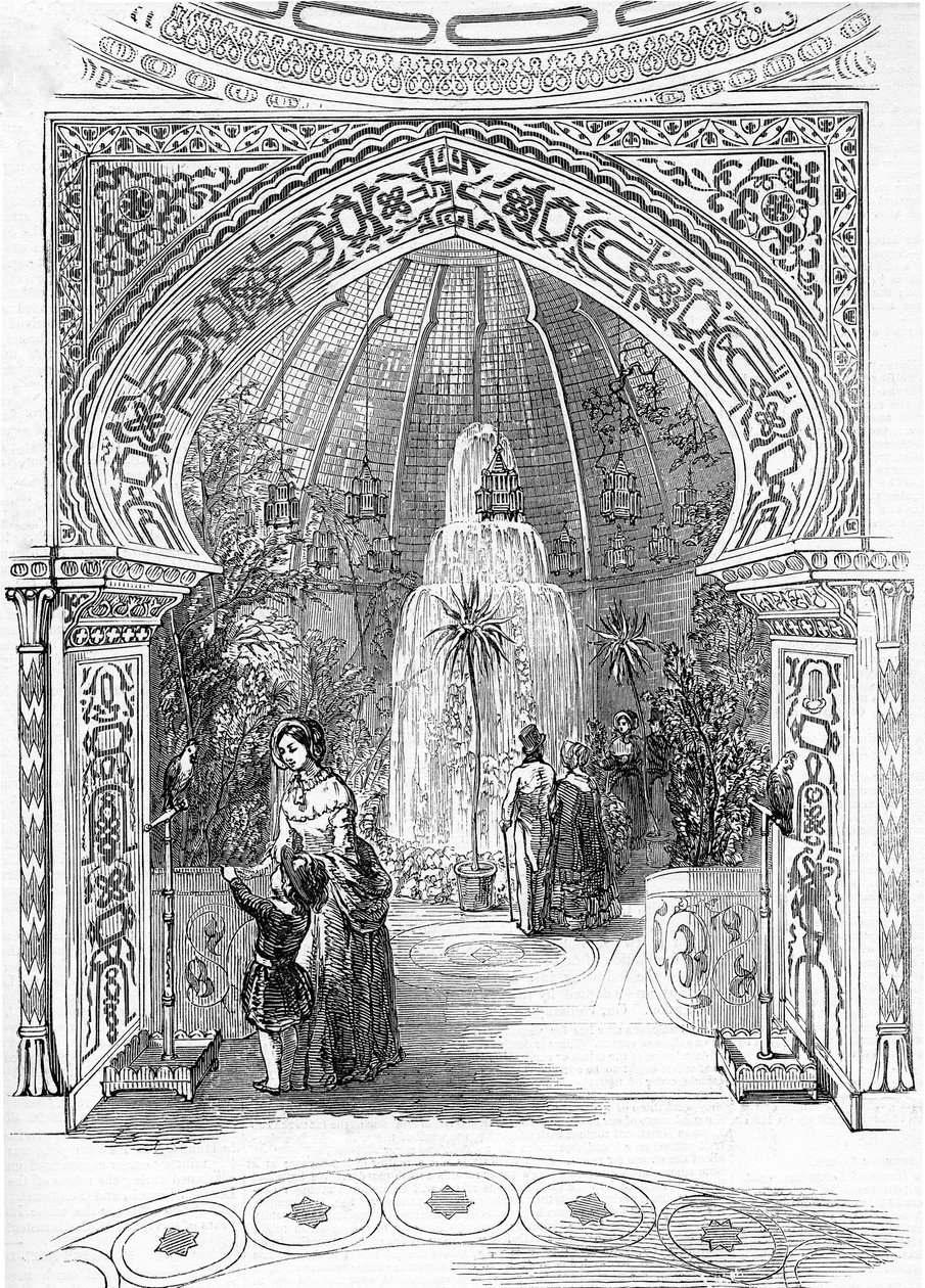 Ponowne otwarcie Koloseum, Regents Park: Konserwatorium, 1845 autorstwa English School