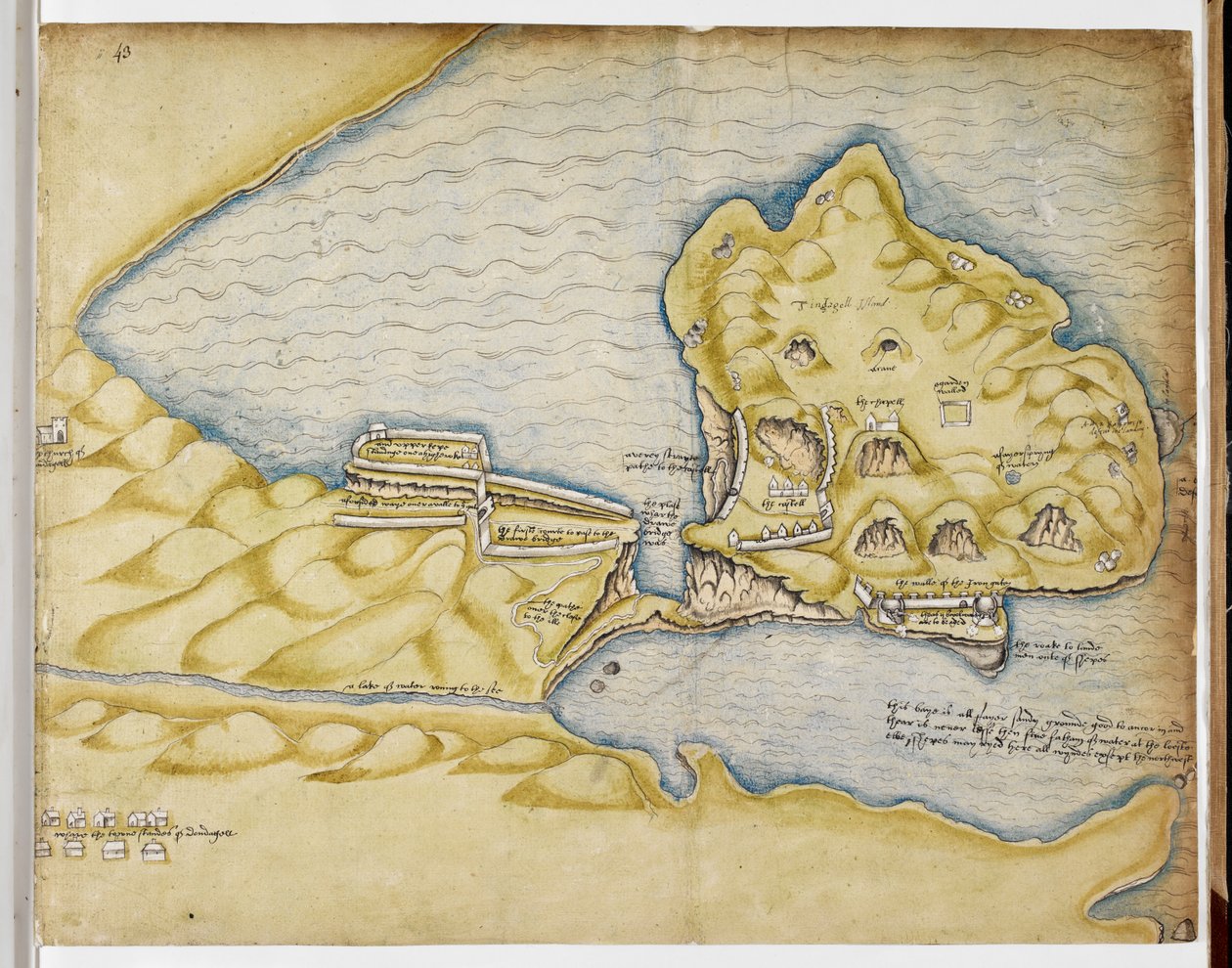 Plan Tintagela autorstwa Richarda Grenville