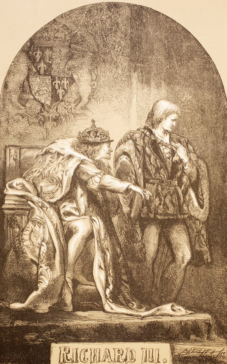 Ryszard III, 1890 (lito) autorstwa English School