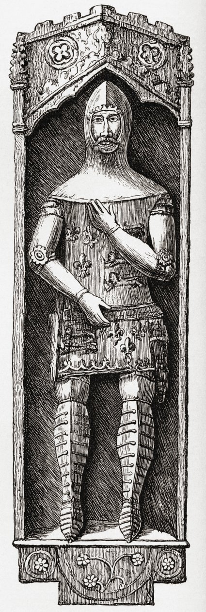 Richard Plantagenet, z „Krótkiej historii Anglików” J. R. Greena, opublikowanej w 1893 r. autorstwa English School