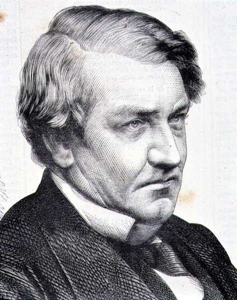 Richard Southwell Bourke, 6. hrabia Mayo (1822-1872) (grawerowanie) autorstwa English School