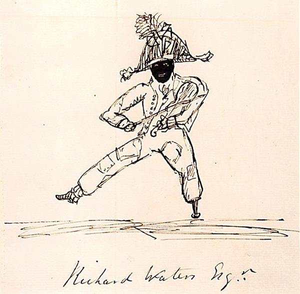 Richard Waters Esq., c.1815 (pióro i atrament na papierze) autorstwa English School