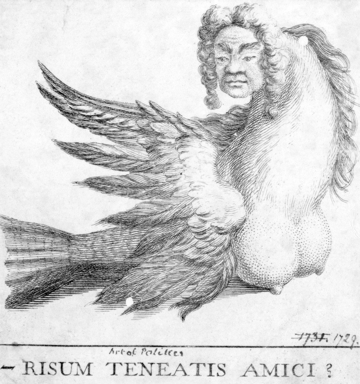 Czy wciąż się śmiejecie, przyjaciele? (Przyjaciele, czy możecie pomóc, ale się śmiać?), 1729 autorstwa English School