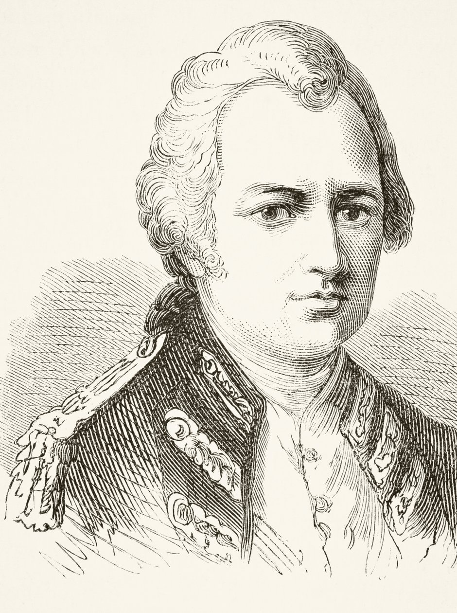 Robert Clive, 1. baron Clive z Plassey, z „The National and Domestic History of England” Williama Hickmana Smitha Aubreya (1858-1916) opublikowanego w Londynie, ok. 1890 r. (lito) autorstwa English School