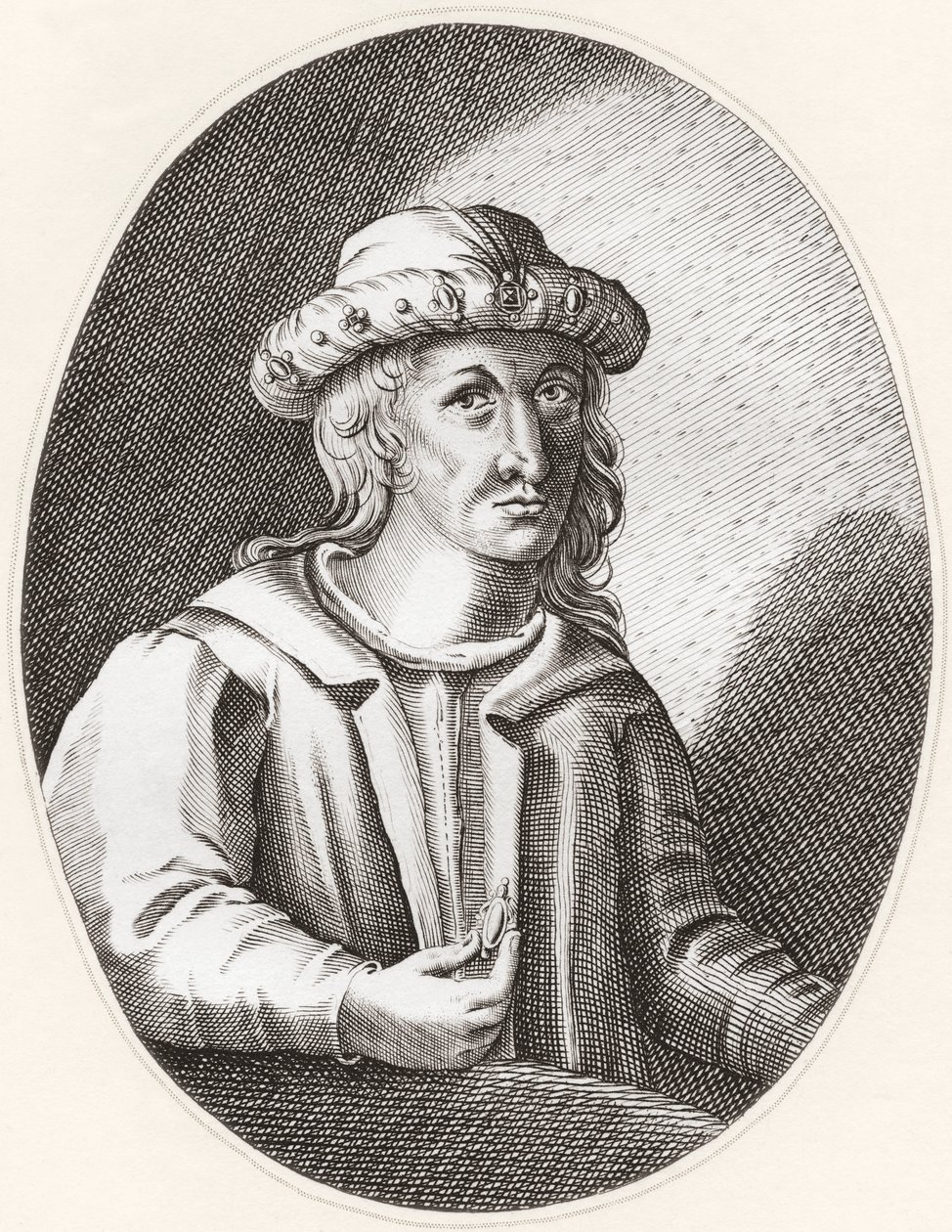Robert III ze Szkocji, urodzony jako John Stewart, znany jako hrabia Carrick autorstwa English School