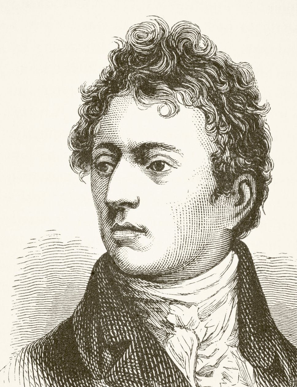 Robert Southey, z „The National and Domestic History of England” Williama Hickmana Smitha Aubreya (1858-1916) opublikowanego w Londynie ok. 1890 r. autorstwa English School