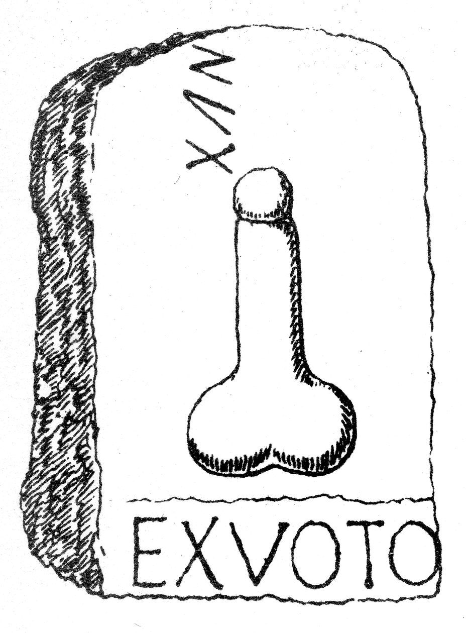 Pomnik Roman Ex Voto z fortu Westerwood w Szkocji na ścianie Antonine autorstwa English School