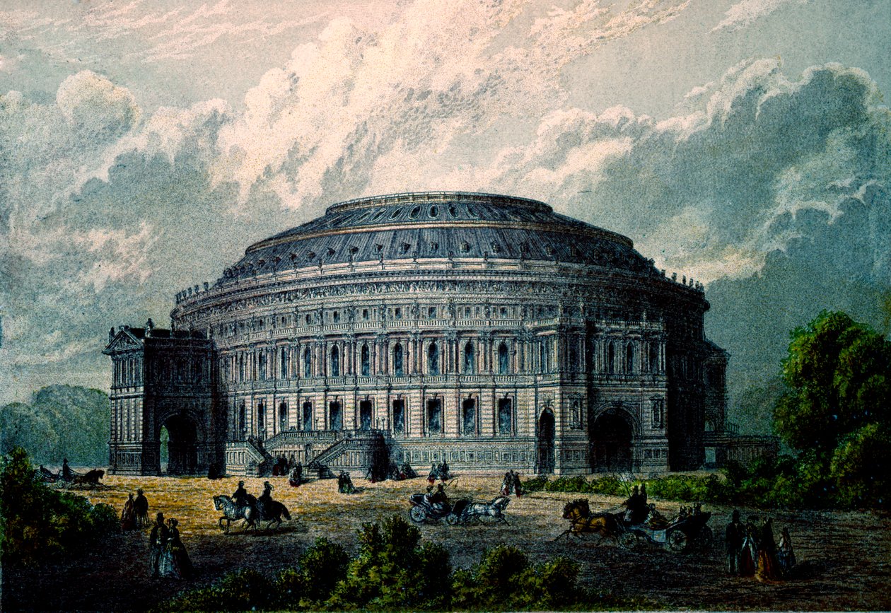 Royal Albert Hall, 2 listopada 1888 autorstwa English School
