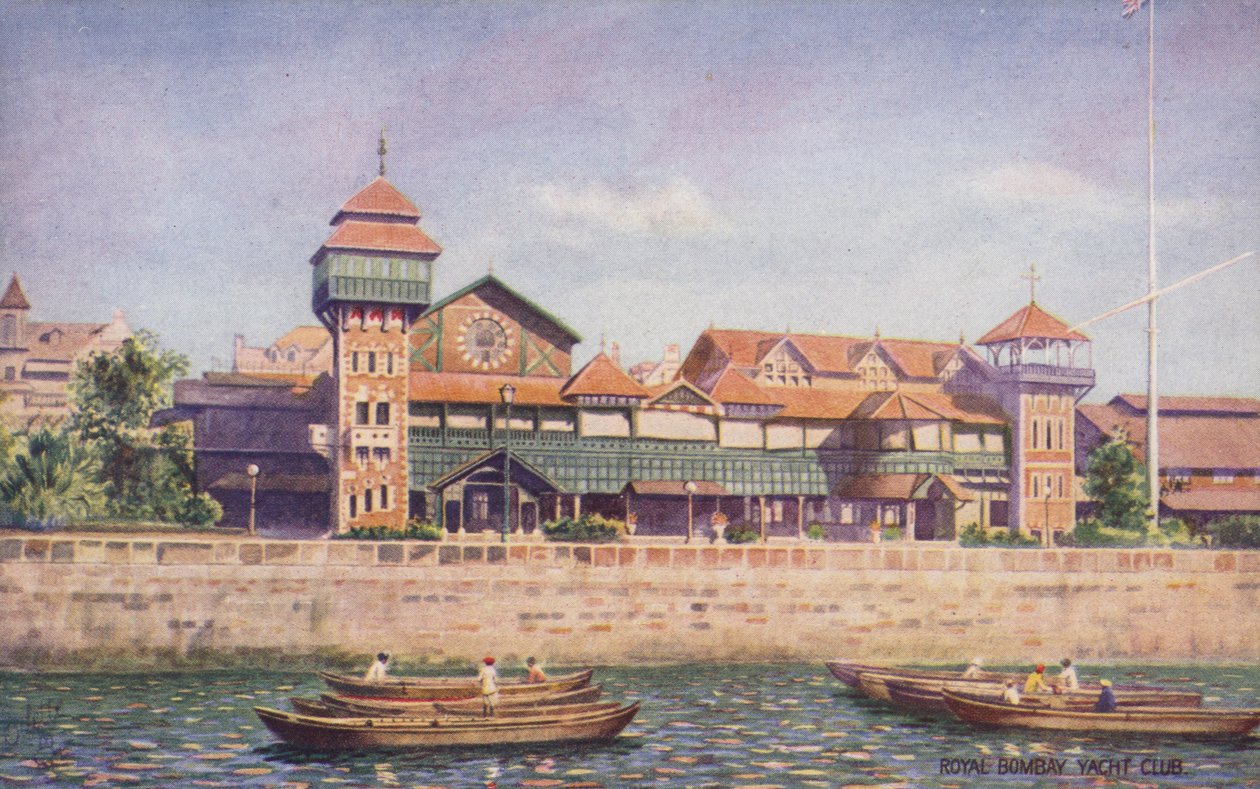 Royal Bombay Yacht Club (druk kolorowy) autorstwa English School