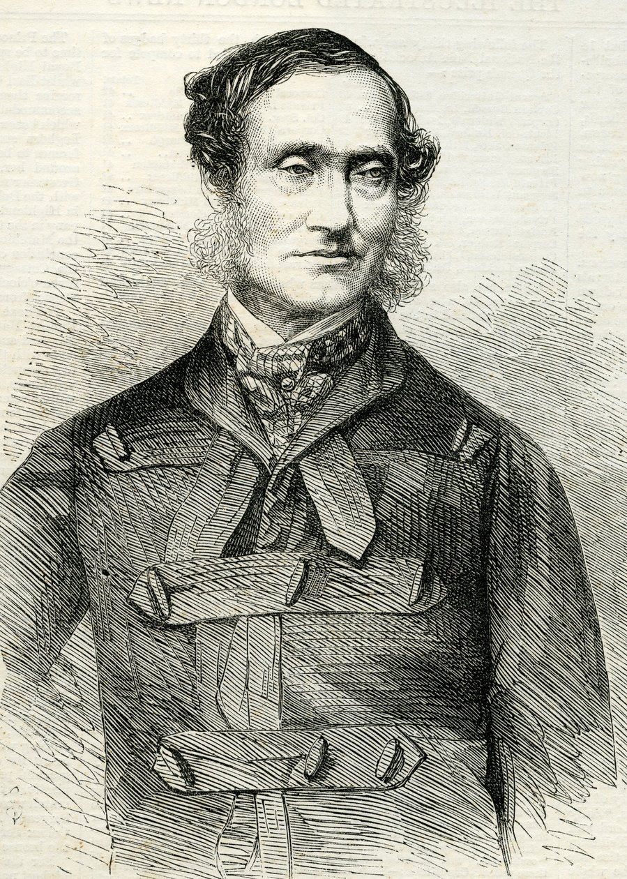 Rutherford Alcock (1809-97) z The Illustrated London news 23 lipca 1864 r. autorstwa English School