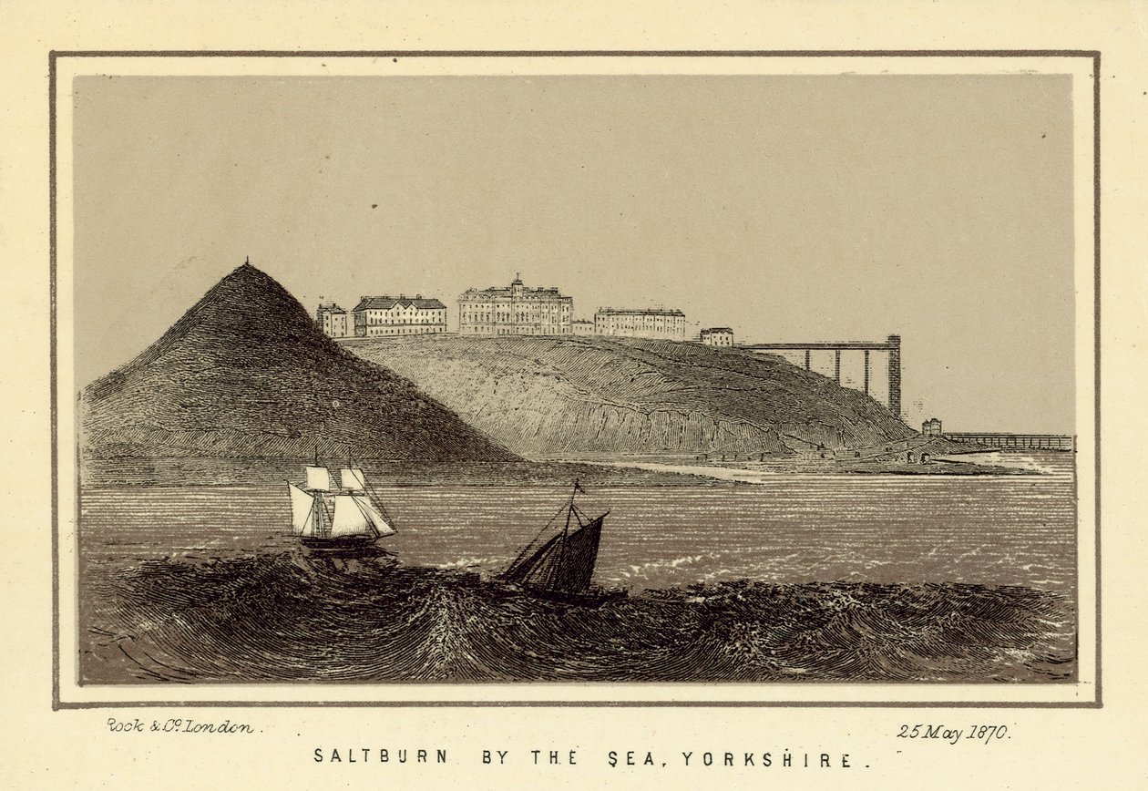 Saltburn by the Sea, Yorkshire (litografia) autorstwa English School