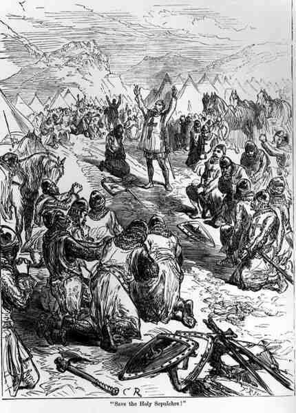 Save the Holy Sepulchre, Ryszard I (1157-99) Przed bitwą pod Arsuf, lipiec 1191 autorstwa English School