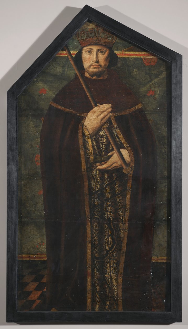 Saxon King, ok.1515 (olej na dębowych panelach) autorstwa English School