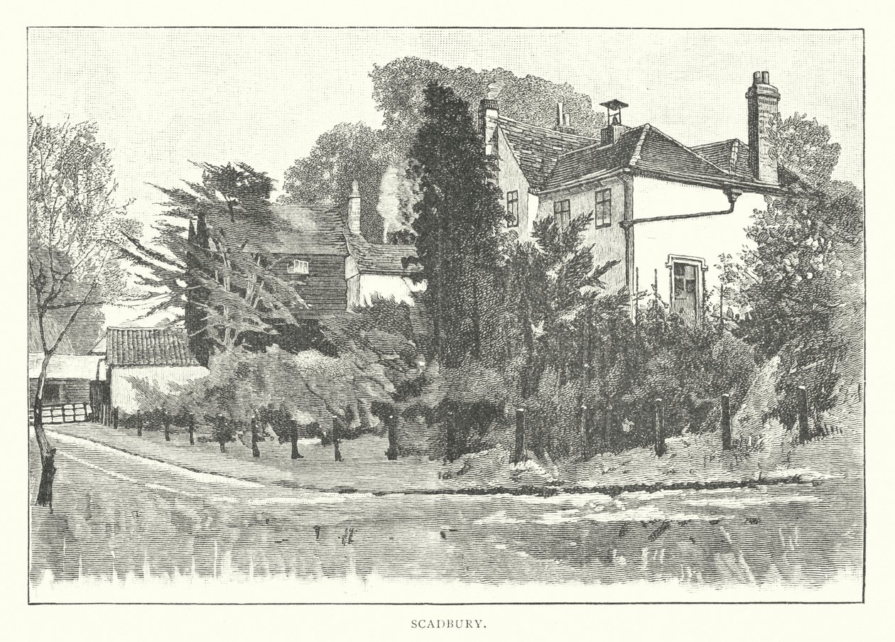 Scadbury (grawerunek) autorstwa English School