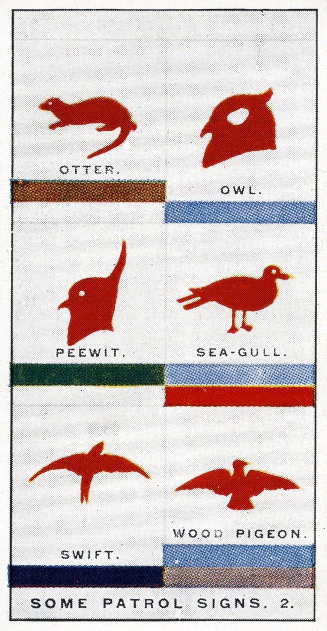 Znaki patrolu harcerskiego, 1929 autorstwa English School