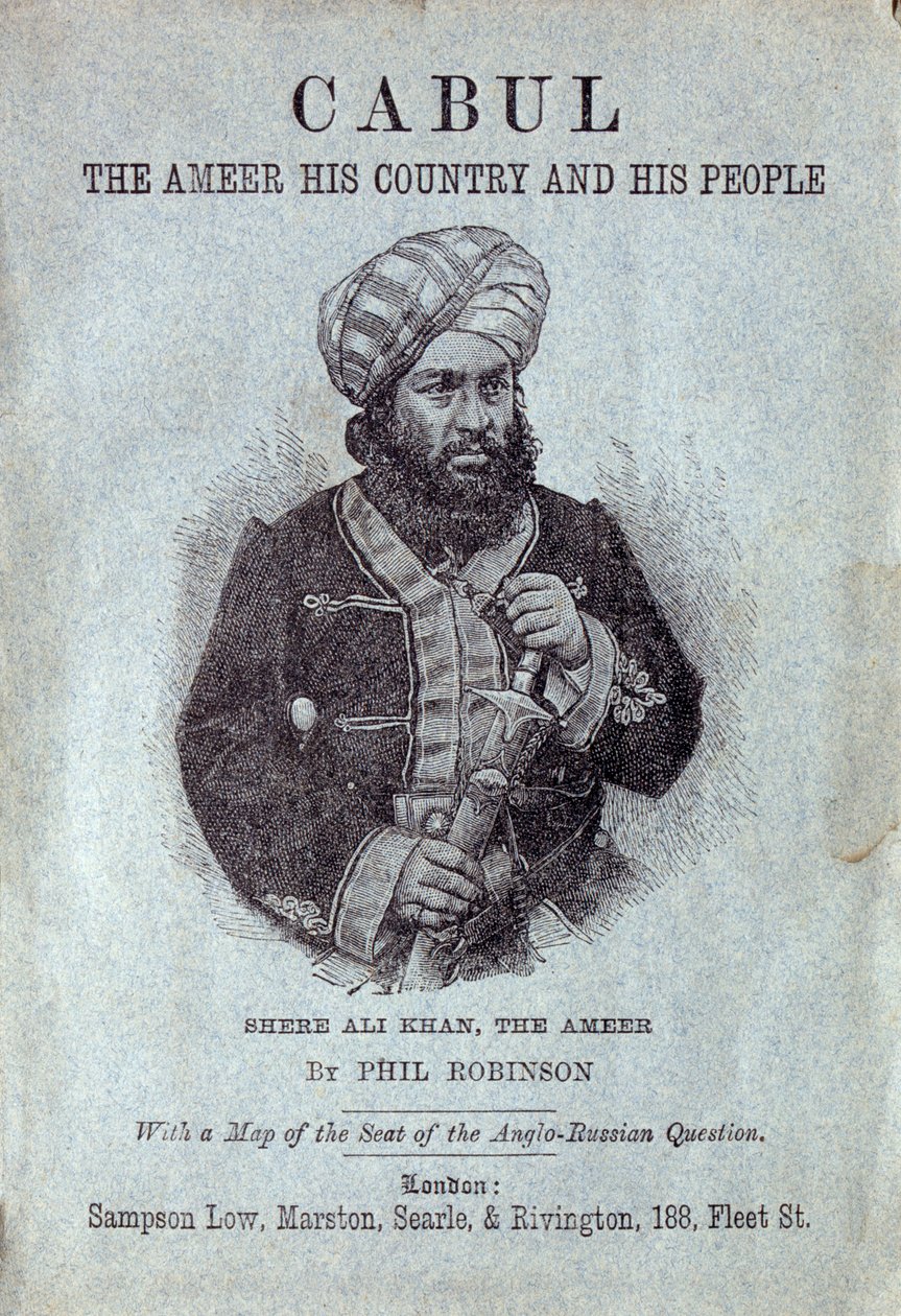 Shere Ali Khan, Ameer z Afganistanu, 1878 autorstwa English School