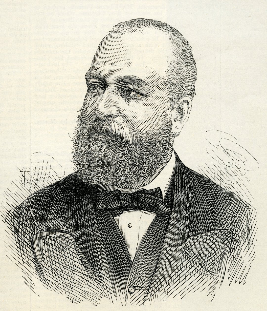 Sir Francis Philip Cunliffe-Owen (1828-94) z The Illustrated London News 8 listopada 1873 autorstwa English School