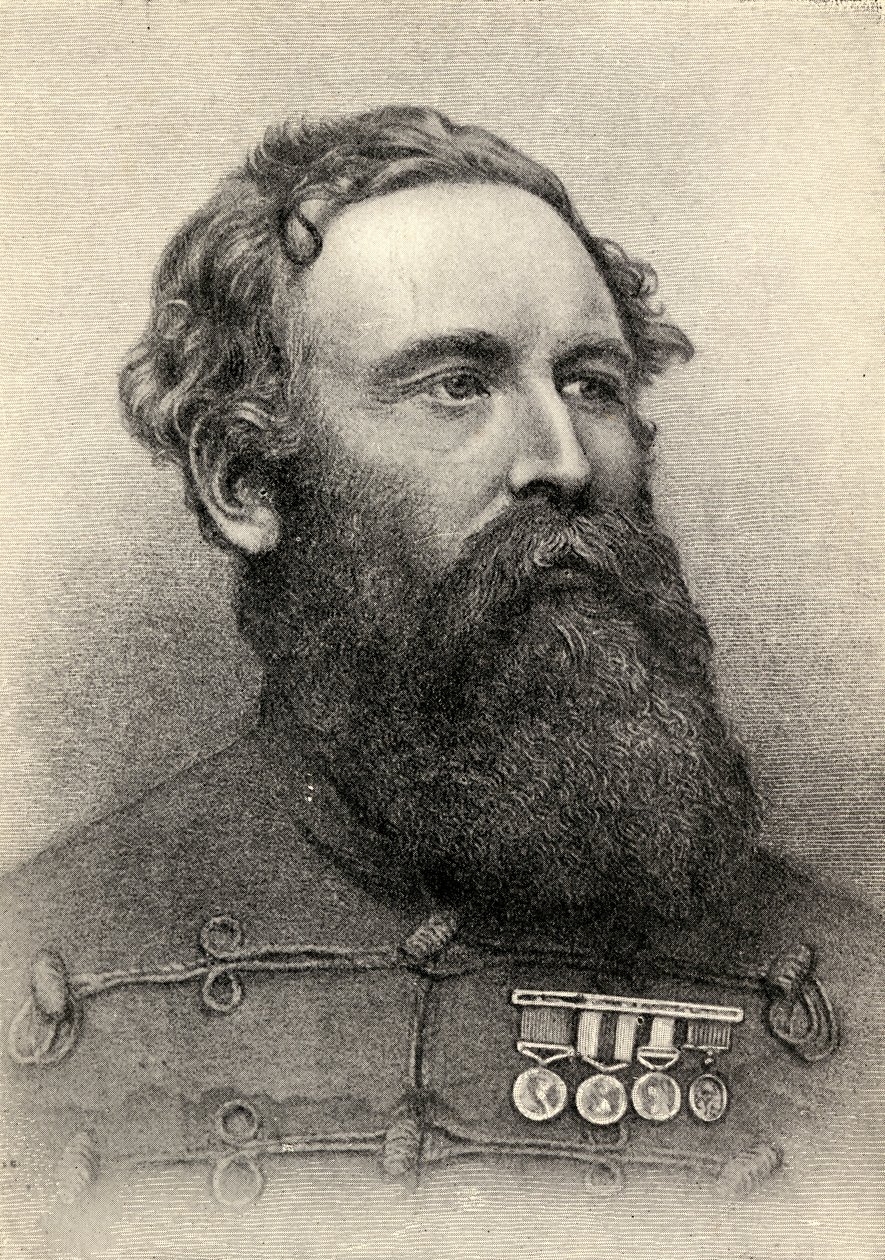 Sir Harry Burnett Lumsden (1821-96) autorstwa English School